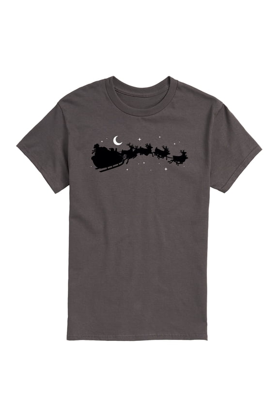 - Santas Sleigh - Men's Short Sleeve Graphic T-Shirt