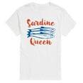 thumbnail image 1 of Instant Message - Sardine Queen - Men's Short Sleeve Graphic T-Shirt, 1 of 5
