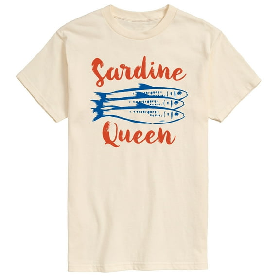 Instant Message - Sardine Queen - Men's Short Sleeve Graphic T-Shirt