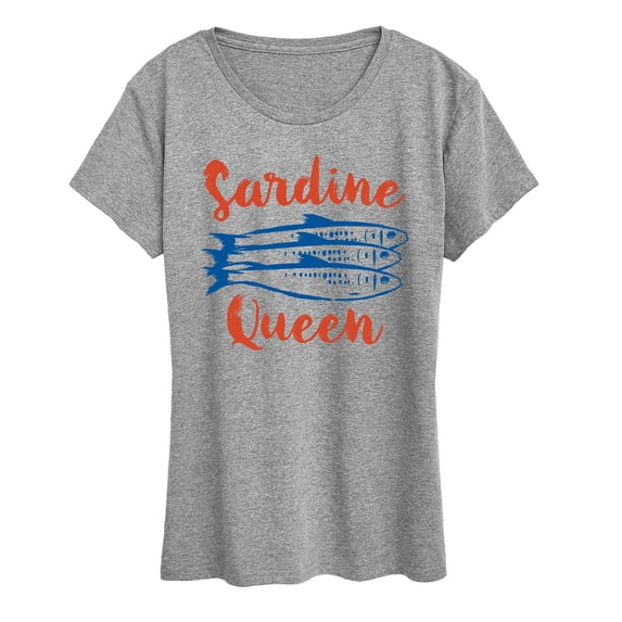 Instant Message - Sardine Queen - Women's Short Sleeve Graphic T-shirt