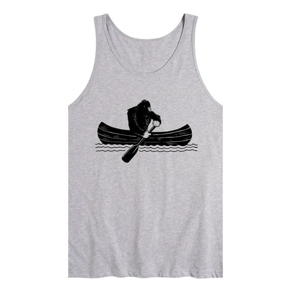 Instant Message - Sasquatch Canoe - Men's Jersey Tank Top