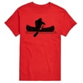 thumbnail image 1 of Instant Message - Sasquatch Canoe - Men's Short Sleeve Graphic T-Shirt, 1 of 6