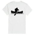 thumbnail image 1 of Instant Message - Sasquatch Canoe - Men's Short Sleeve Graphic T-Shirt, 1 of 6