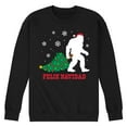 thumbnail image 1 of Instant Message - Sasquatch Feliz Navidad Christmas Tree - Christmas Sweatshirt, 1 of 5