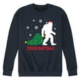 thumbnail image 1 of Instant Message - Sasquatch Feliz Navidad Christmas Tree - Christmas Sweatshirt, 1 of 5