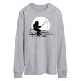 thumbnail image 1 of Instant Message - Sasquatch Fishing Long Sleeve Graphic T-Shirt, 1 of 4