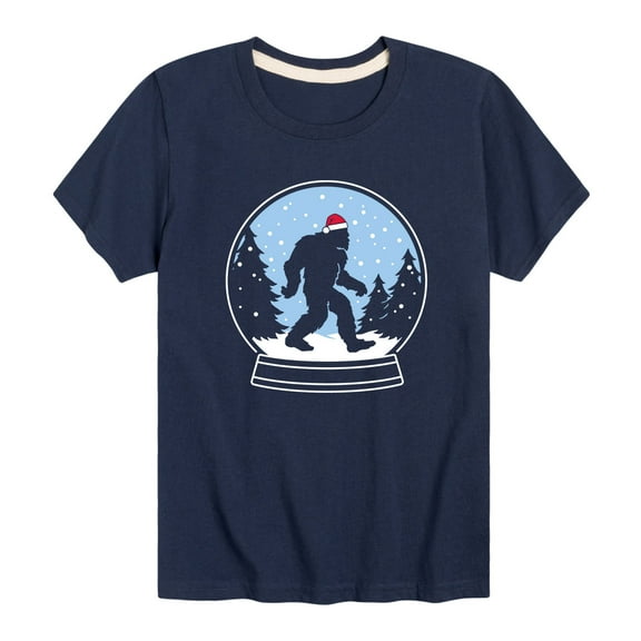 Instant Message - Sasquatch Globe - Toddler And Youth Short Sleeve Graphic T-Shirt