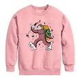 thumbnail image 1 of Instant Message - Sasquatch Hike - Youth Crew Fleece Sweatshirt, 1 of 4
