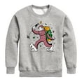 thumbnail image 1 of Instant Message - Sasquatch Hike - Youth Crew Fleece Sweatshirt, 1 of 5