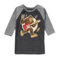 thumbnail image 1 of Instant Message - Sasquatch Rock & Roll - Toddler & Youth Raglan Graphic T-Shirt, 1 of 7