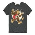 thumbnail image 1 of Instant Message - Sasquatch Rock & Roll - Toddler & Youth Short Sleeve Graphic T-Shirt, 1 of 6