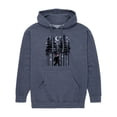 thumbnail image 1 of Instant Message - Sasquatch Santa Hat - Men's Pullover Hooded Fleece Sweatshirt, 1 of 7