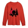 thumbnail image 1 of Instant Message - Sasquatch Santa - Youth Long Sleeve Graphic T-shirt, 1 of 5