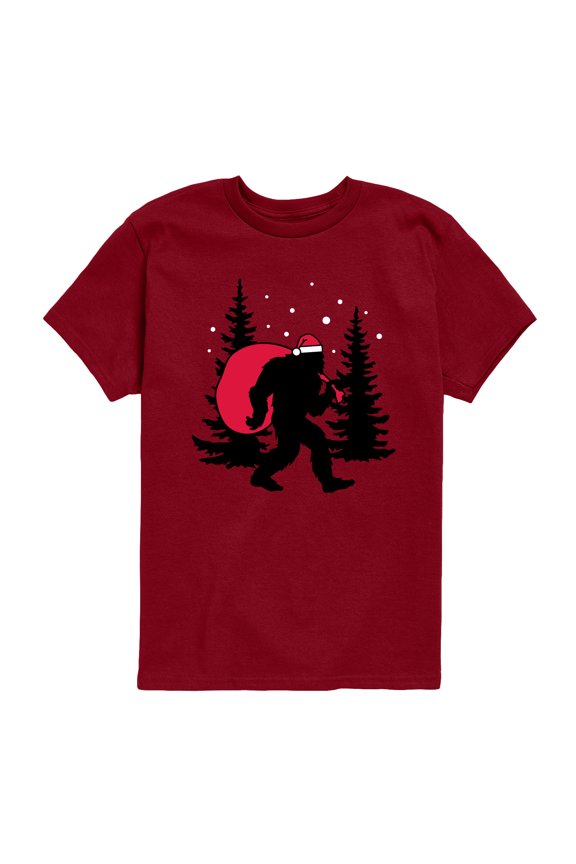 - Sasquatch Santa - Youth Short Sleeve Graphic T-shirt