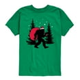 thumbnail image 1 of Instant Message - Sasquatch Santa - Youth Short Sleeve Graphic T-shirt, 1 of 5