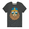 thumbnail image 1 of Instant Message - Sasquatch Sunglasses - Toddler & Youth Short Sleeve Graphic T-Shirt, 1 of 6