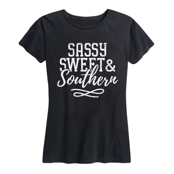 Instant Message - Sassy Sweet and Southern - Women's Short Sleeve Graphic T-shirt