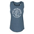 thumbnail image 1 of Instant Message - Save The Mermaids - Women's Racerback Tank, 1 of 5