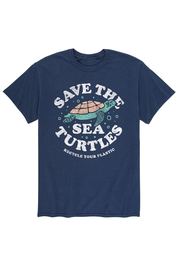 - Save the Sea Turtles - Men's Short Sleeve Graphic T-shirt