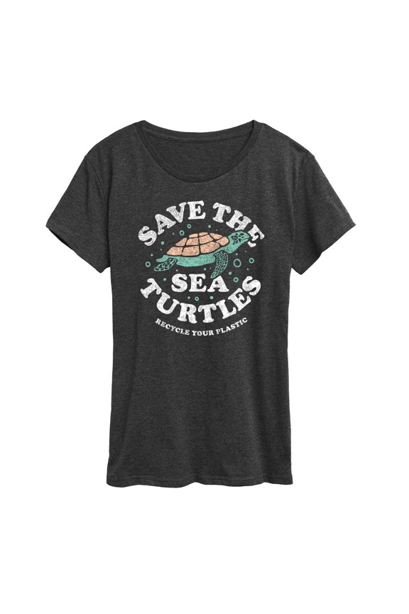 - Save the Sea Turtles - Women's Short Sleeve Graphic T-shirt