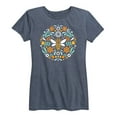 thumbnail image 1 of Instant Message - Scandinavian Bee Circular Design - Women's Short Sleeve Graphic T-Shirt, 1 of 5