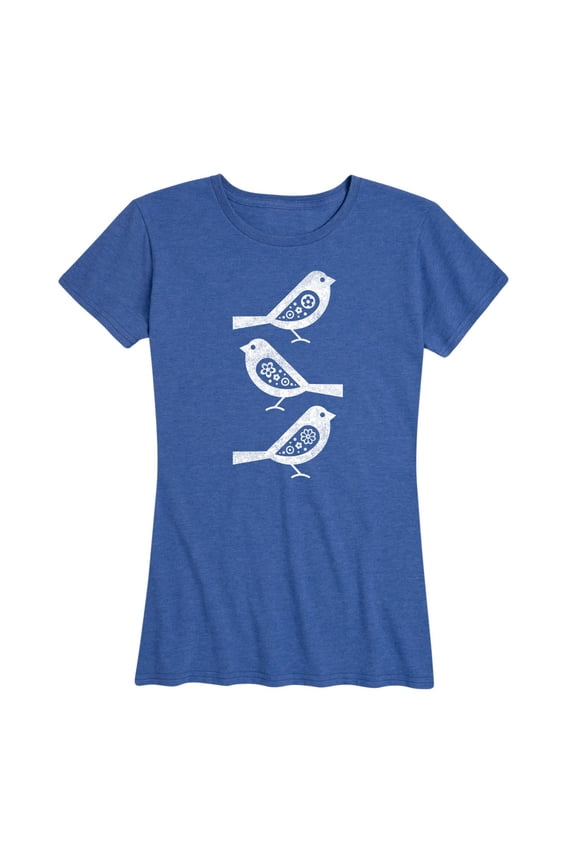 - Scandinavian Birds - Women's Short Sleeve Graphic T-Shirt