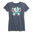 thumbnail image 1 of Instant Message - Scandinavian Birds - Women's Short Sleeve Graphic T-Shirt, 1 of 5