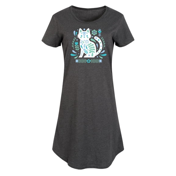 Instant Message - Scandinavian Cat - Women's Any Way Dress