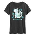 thumbnail image 1 of Instant Message - Scandinavian Cat - Women's Short Sleeve Graphic T-Shirt, 1 of 6