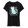 thumbnail image 1 of Instant Message - Scandinavian Cat - Women's Short Sleeve Graphic T-Shirt, 1 of 6