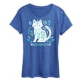 thumbnail image 1 of Instant Message - Scandinavian Cat - Women's Short Sleeve Graphic T-Shirt, 1 of 6