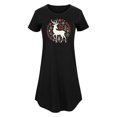thumbnail image 1 of Instant Message - Scandinavian Christmas Deer - Women's Any Way Dress, 1 of 7