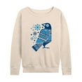 thumbnail image 1 of Instant Message - Scandinavian Dove - Women's Lightweight French Terry Long Sleeve Shirt, 1 of 6