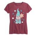 thumbnail image 1 of Instant Message - Scandinavian Garden Gnome - Women's Short Sleeve Graphic T-shirt, 1 of 5