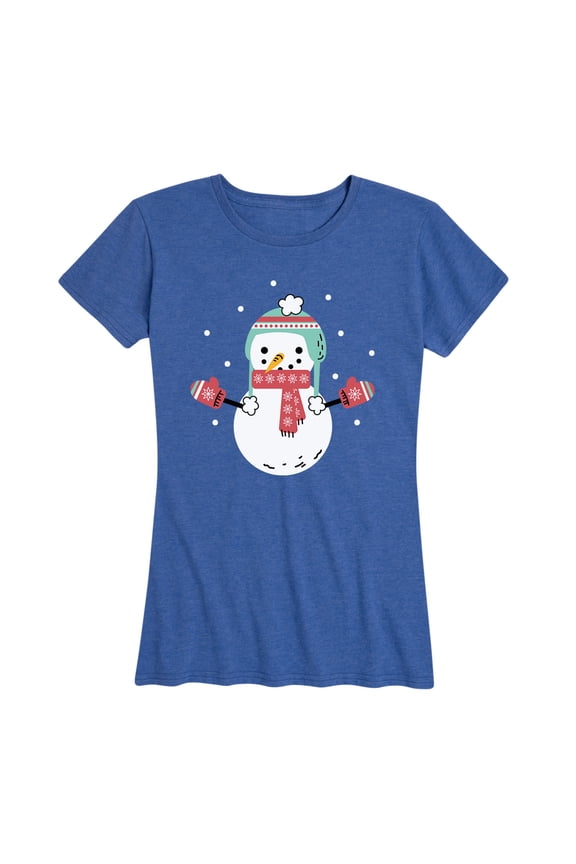 - Scandinavian Snowman - Women's Short Sleeve Graphic T-shirt