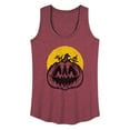 thumbnail image 1 of Instant Message - Scary Vintage Pumpkin  - Women's Racerback Tank Top, 1 of 6