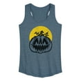 thumbnail image 1 of Instant Message - Scary Vintage Pumpkin  - Women's Racerback Tank Top, 1 of 6