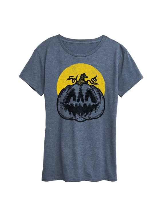 - Scary Vintage Pumpkin Women's Short Sleeve Graphic T-Shirt