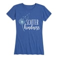 thumbnail image 1 of Instant Message - Scatter Kindness - Women's Short Sleeve Graphic T-shirt, 1 of 5