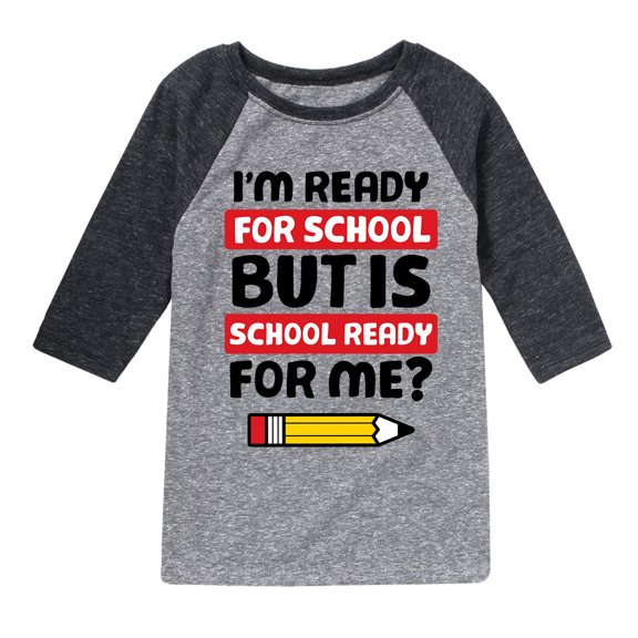 Instant Message - School Ready For Me - Youth Raglan
