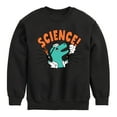 thumbnail image 1 of Instant Message - Science Dinosaur - Toddler & Youth Crewneck Fleece Sweatshirt, 1 of 5