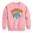 thumbnail image 1 of Instant Message - Science Dinosaur - Toddler & Youth Crewneck Fleece Sweatshirt, 1 of 4