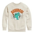 thumbnail image 1 of Instant Message - Science Dinosaur - Toddler & Youth Crewneck Fleece Sweatshirt, 1 of 5