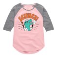 thumbnail image 1 of Instant Message - Science Dinosaur - Toddler & Youth Girls Raglan Graphic T-Shirt, 1 of 4