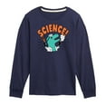 thumbnail image 1 of Instant Message - Science Dinosaur - Toddler & Youth Long Sleeve Graphic T-Shirt, 1 of 5