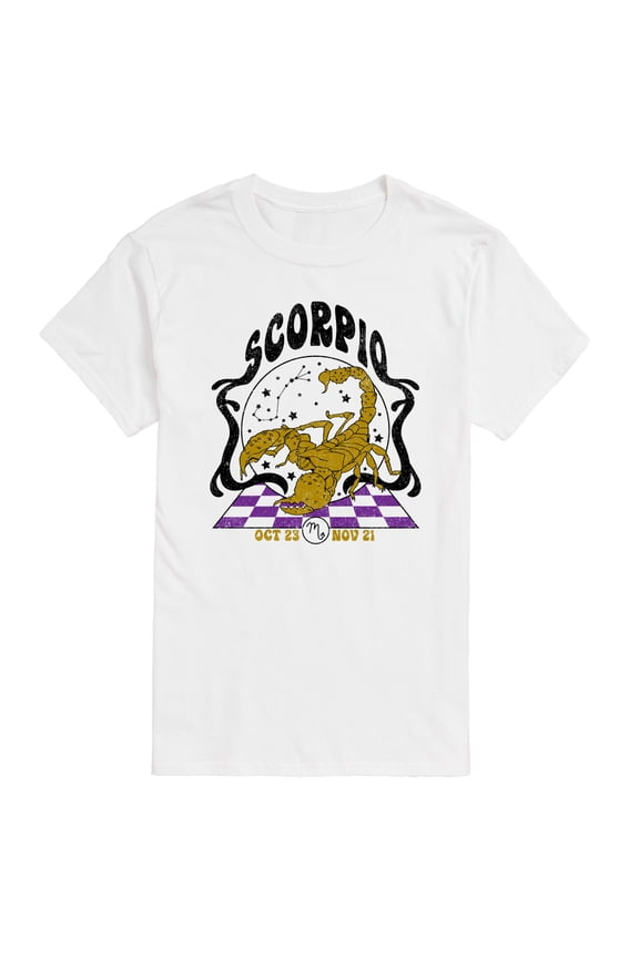 - Scorpio Zodiac Short Sleeve Graphic T-Shirt