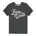 thumbnail image 1 of Instant Message - Script Mamas Little Dude - Mother's Day - Toddler & Youth Short Sleeve Graphic T-Shirt, 1 of 6