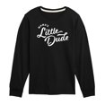 thumbnail image 1 of Instant Message - Script Mamas Little Dude - Toddler & Youth Long Sleeve Graphic T-Shirt, 1 of 6
