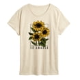 thumbnail image 1 of Instant Message - Vintage Sunflowers Se Amable Short Sleeve Graphic T-Shirt, 1 of 6
