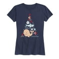 thumbnail image 1 of Instant Message - Sea Christmas Tree - Women's Short Sleeve Graphic T-Shirt, 1 of 5